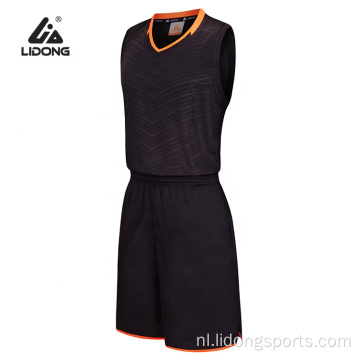 Basketball jersey uniform aangepaste basketbal jerseys ontwerp